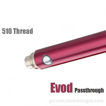 Wholesale Ecig 1100 mAh Battery Evod Passthrough